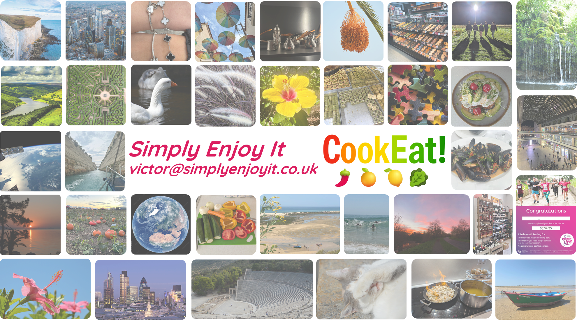 Simply Enjoy It collage